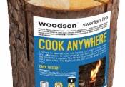 Woodson svéd tűz rönkfa hasáb kültéri főzéshez " Főzz bárhol!"